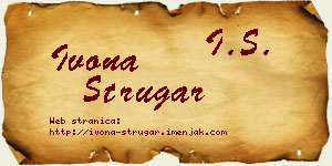 Ivona Strugar vizit kartica